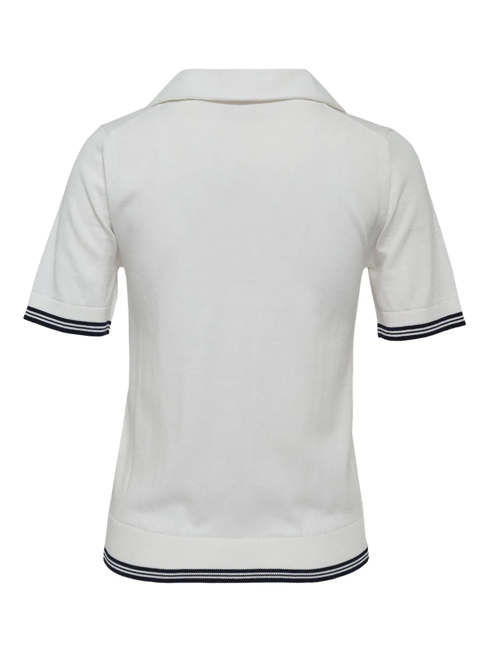 Nº21 Polotop met korte mouwen - Wit