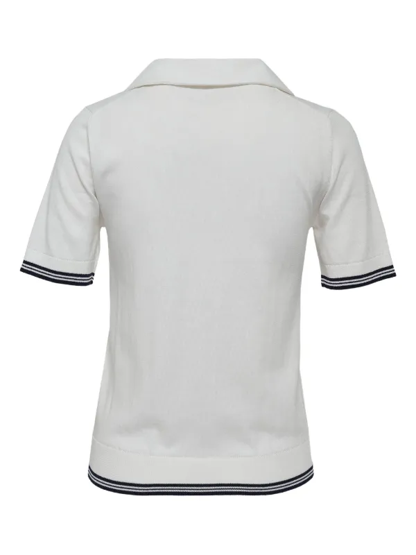 Nº21 Playera Tipo Polo Manga Corta Blanco FARFETCH PE