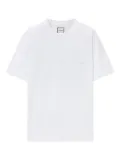 Wooyoungmi flower-print box-logo t-shirt - White