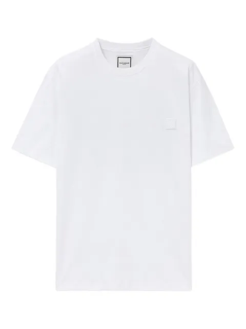 Wooyoungmi flower-print box-logo t-shirt