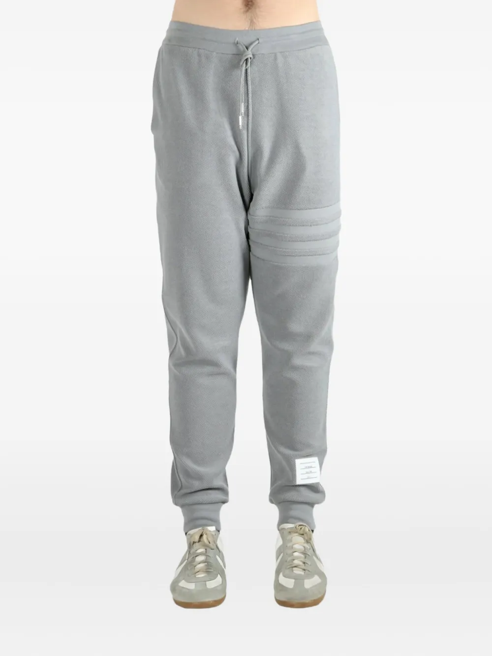 Thom Browne loopback 4-Bar track pants - Grijs