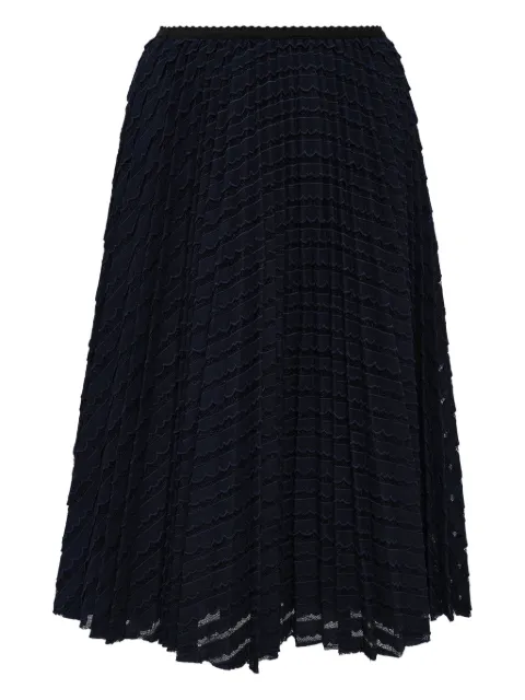Nº21 pleated midi skirt