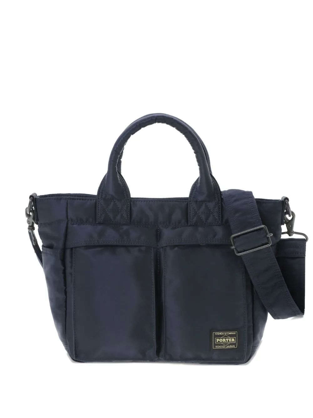Porter-yoshida & Co New Tanker Double-pocket Tote Bag In Blue