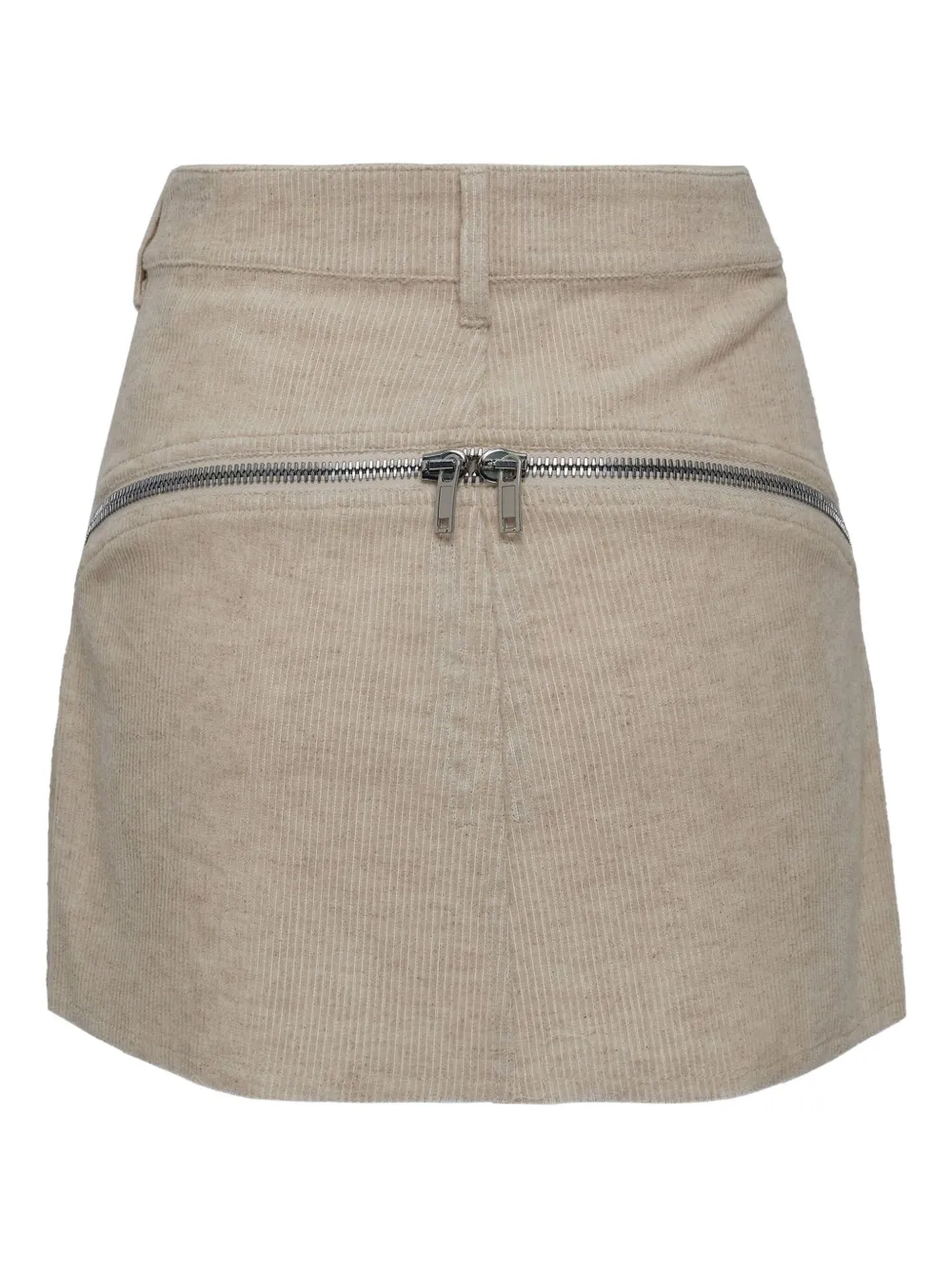 Rick Owens Bolan Banana ribfluwelen mini-rok - Beige