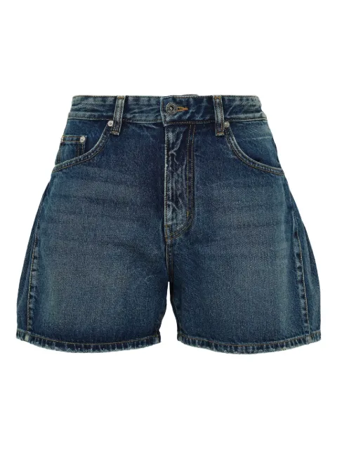 We11done cotton denim shorts
