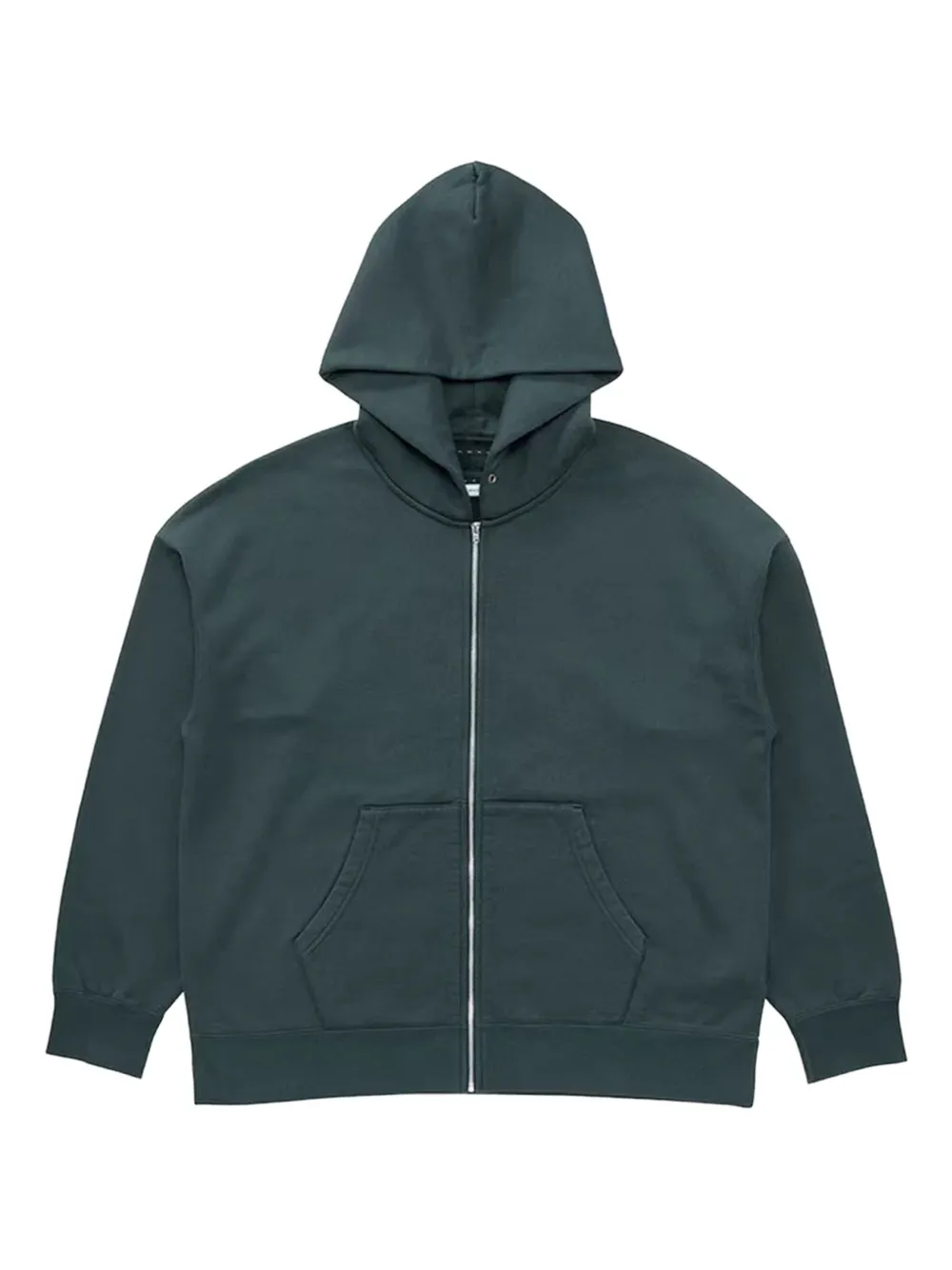 visvim Ultimate Jumbo zip-up hoodie | Green | Image 1