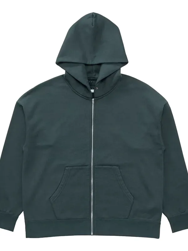 Visvim Ultimate Jumbo zip-up Hoodie | Green | FARFETCH