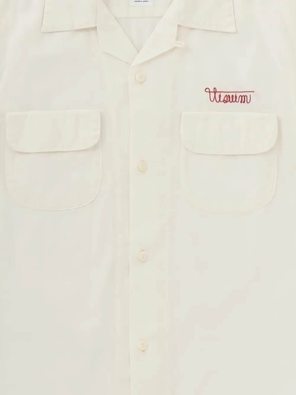 Visvim Overhemd met geborduurd logo - Wit