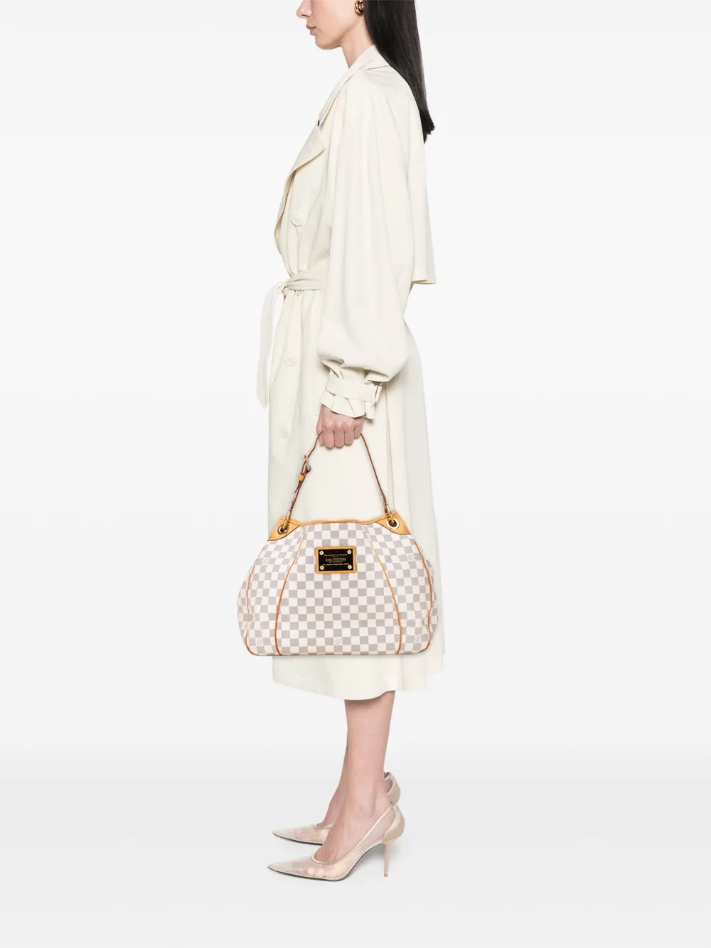 Louis Vuitton Pre-Owned 2008 Damier Azur Galliera PM shoulder bag | Pre-Owned | Image 2