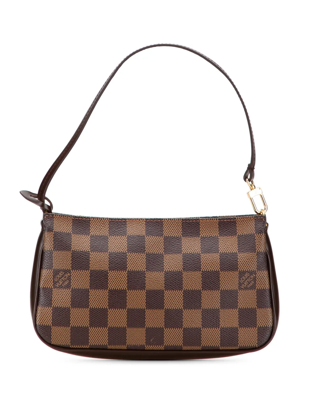 Louis Vuitton Pre-Owned 2002 ダミエ エベヌ ポシェット アクセソワール ショルダーバッグ - ブラウン Louis Vuitton Pre-Owned 2002 ダミエ エベヌ ポシェット アクセソワール ショルダーバッグ - ブラウン