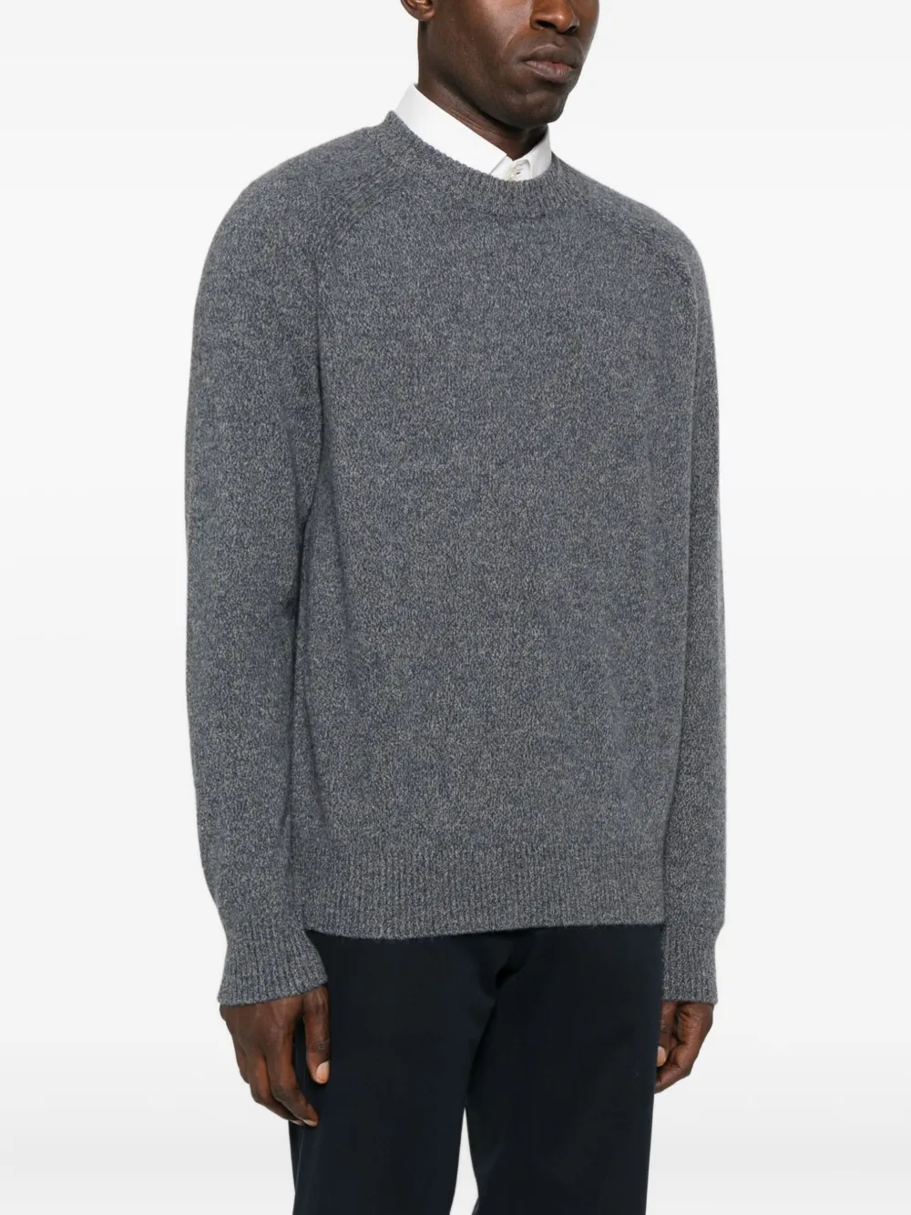 Zegna Trui met ronde hals Blauw