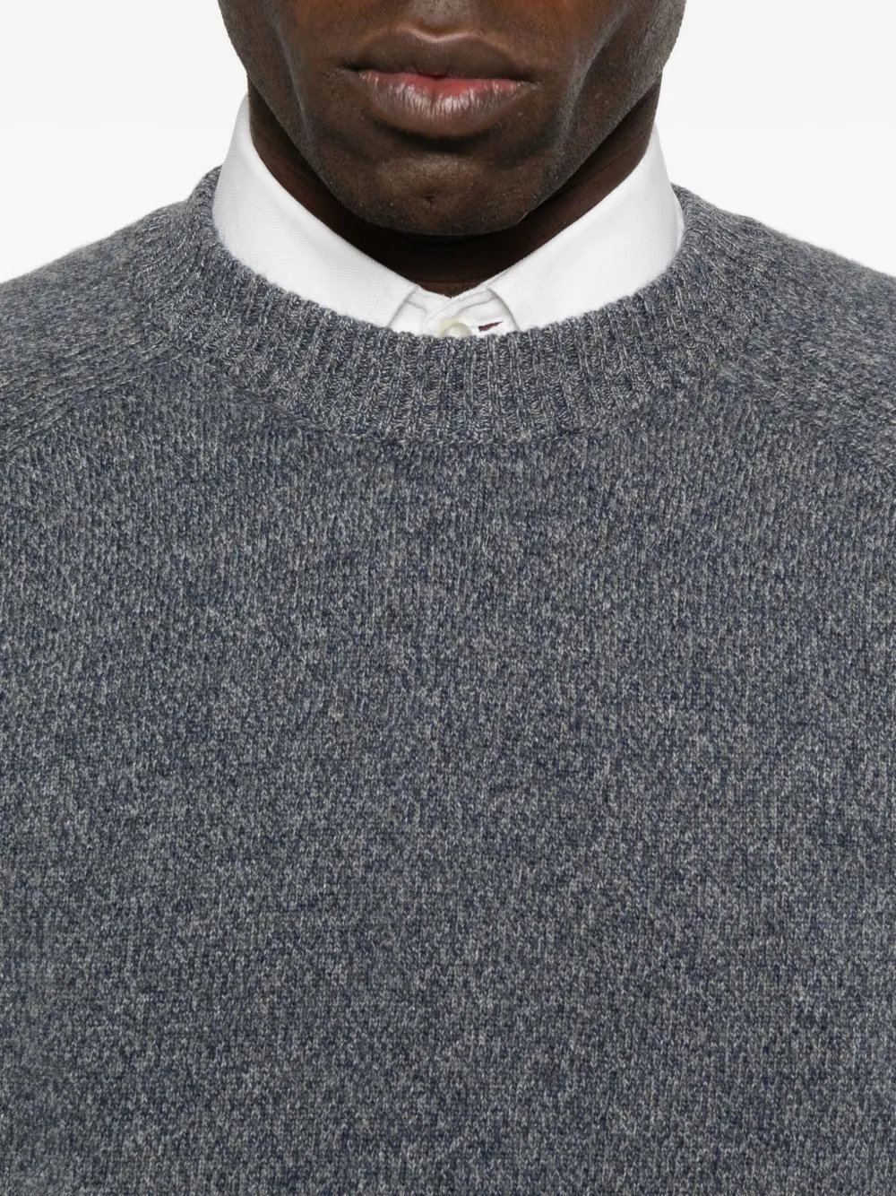 Zegna Trui met ronde hals Blauw