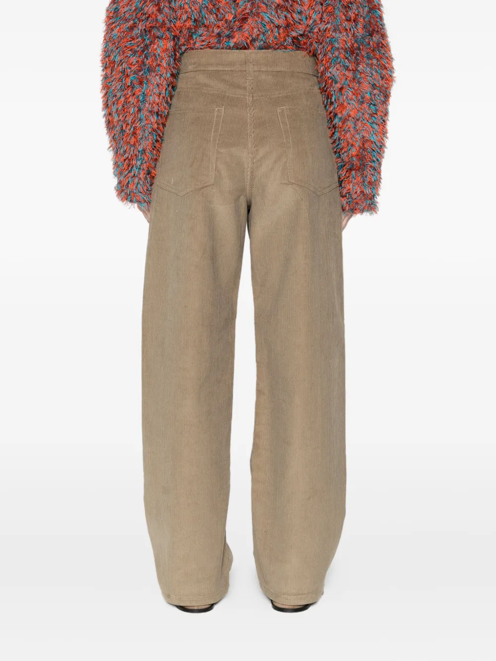 Rohe High-waisted Trousers In Brown