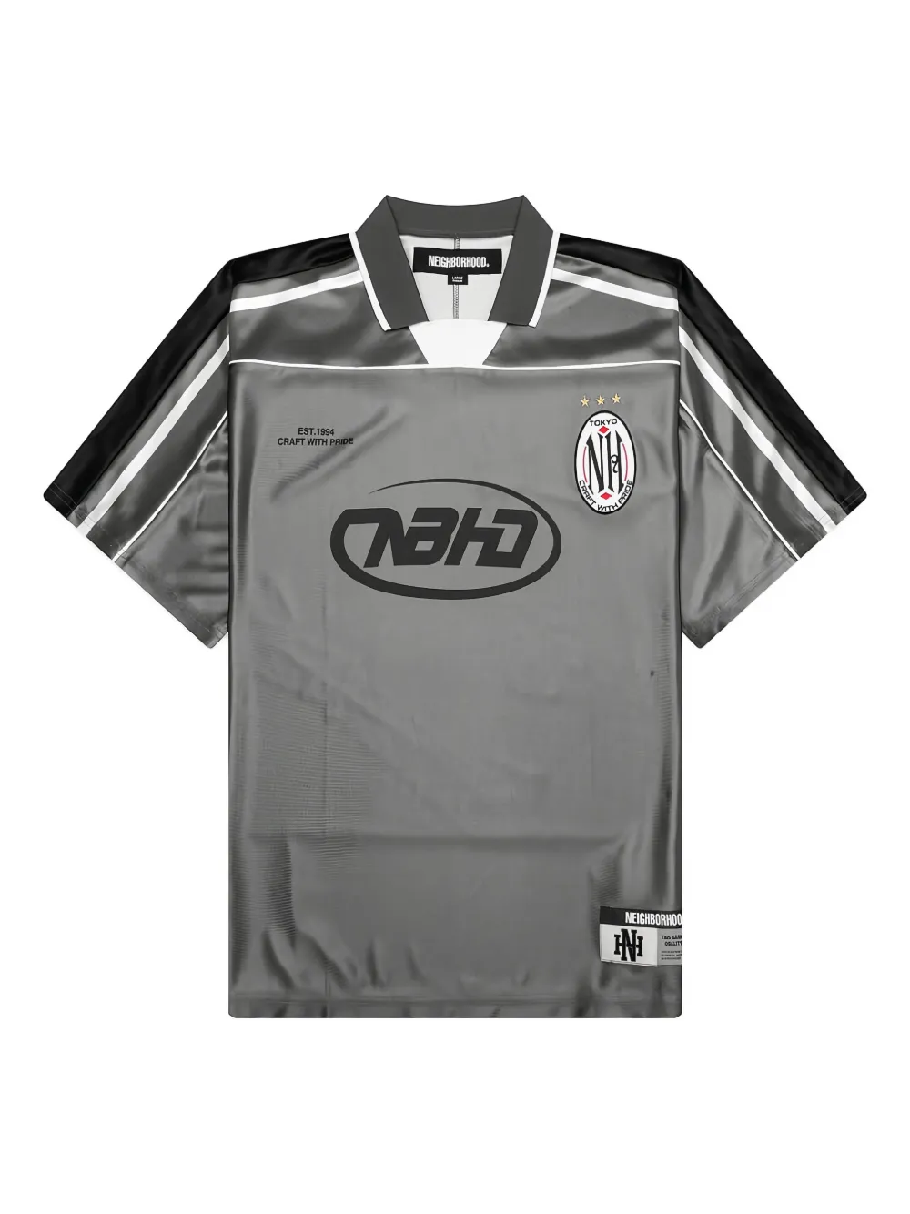 Neighborhood Game polo shirt | Grey | Image 1