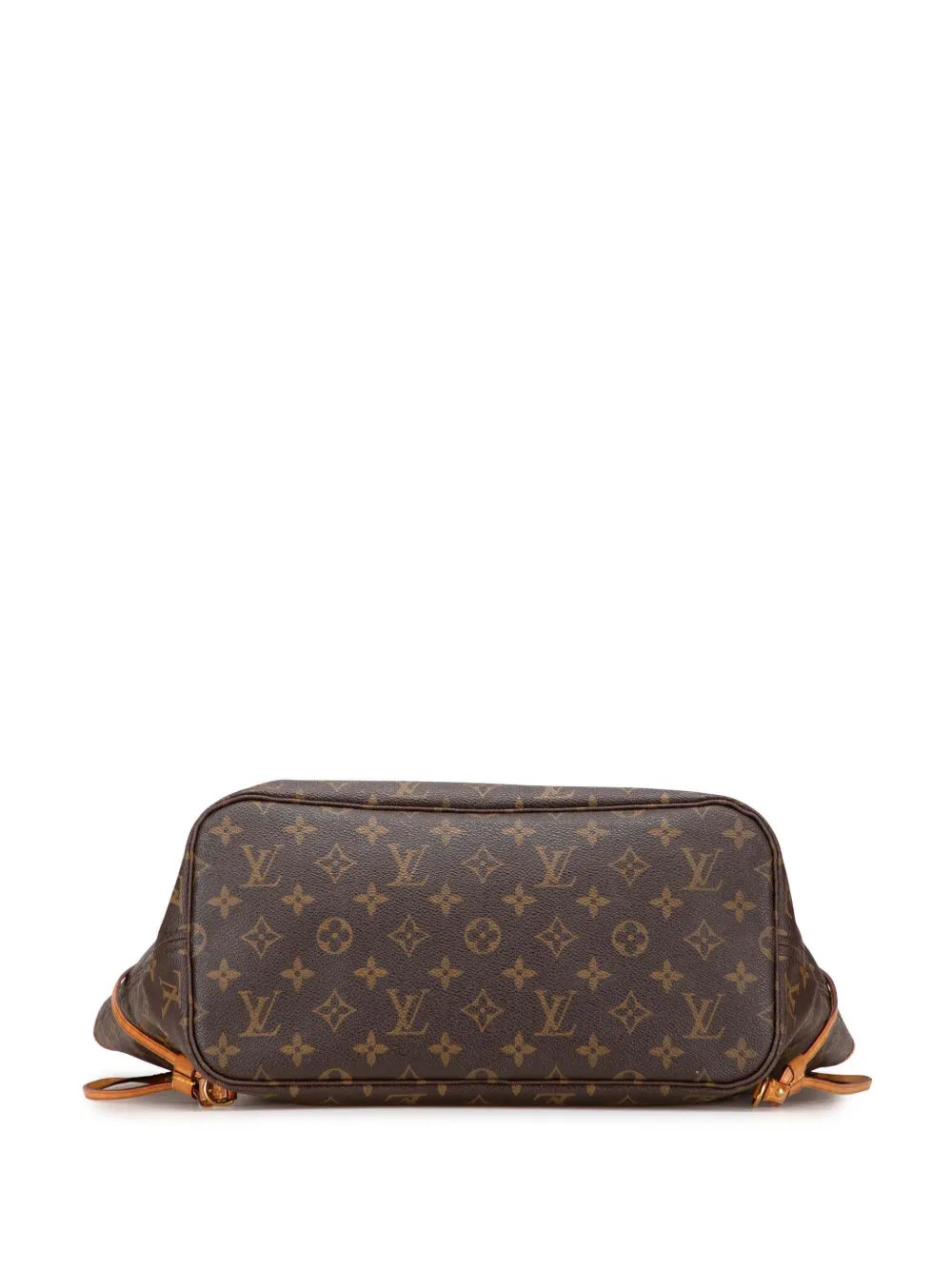 Pre-owned Louis Vuitton 2012 Monogram Neverfull Mm Tote Bag In Brown