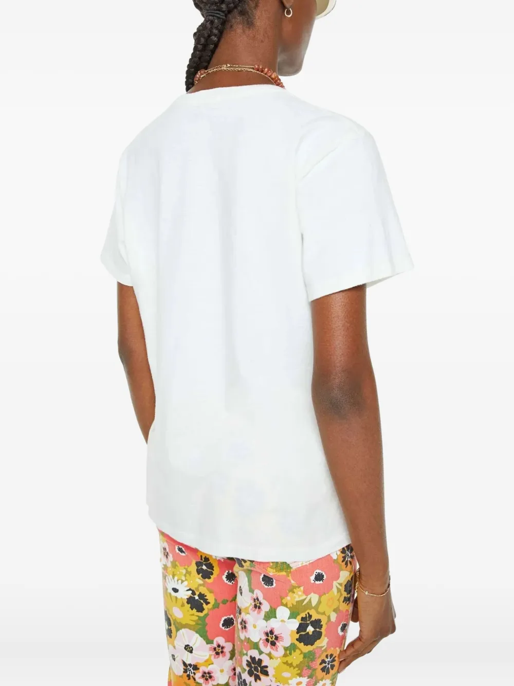 MOTHER T-shirt met print Wit