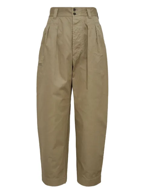 Comme des Garçons Homme pantalones de algodón con pinzas