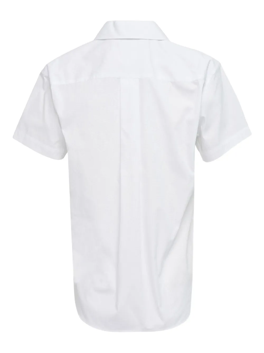 Comme Des Garçons Tao Peter Pan-collar Flower-embellished Shirt In Multi