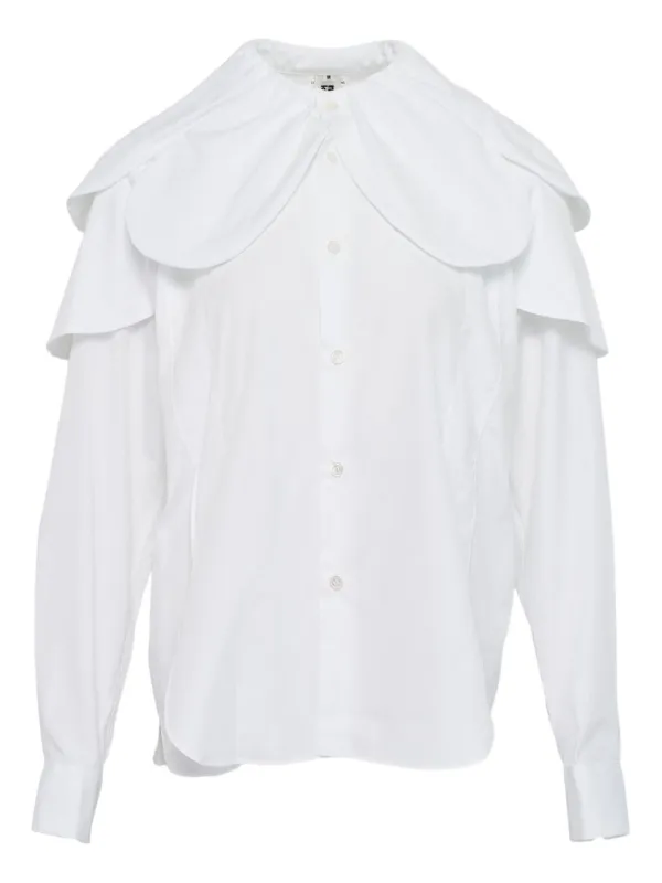 noir kei ninomiya ホワイト ブラウス