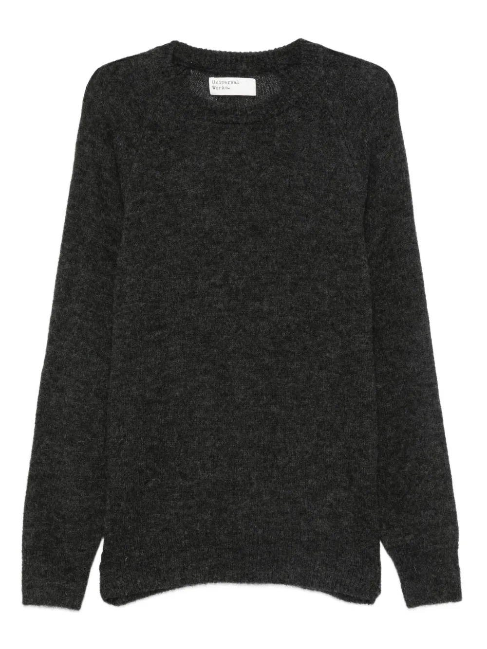 Universal Works Alpaca Wool Sweater In Gray