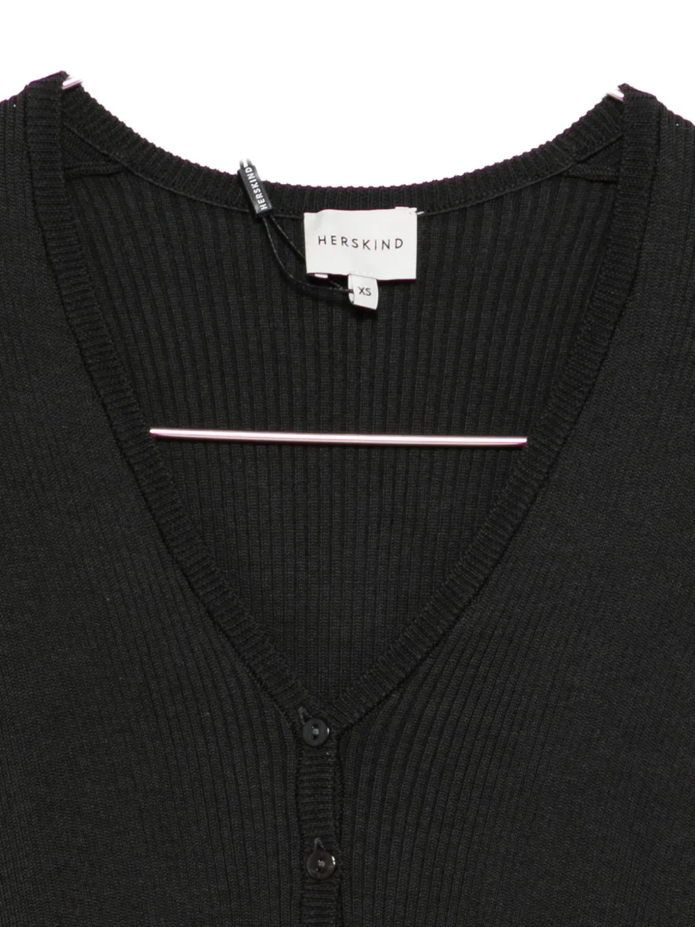 Herskind V-neck Cardigan In Black