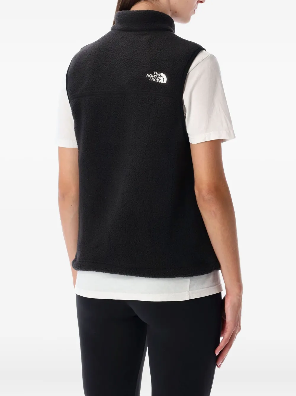 The North Face Yumiori Zip-fastening Fleece Gilet In Black