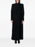 TOM FORD concealed-fastening virgin-wool coat - Black