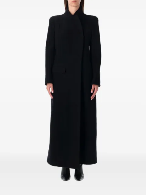 TOM FORD concealed-fastening virgin-wool coat