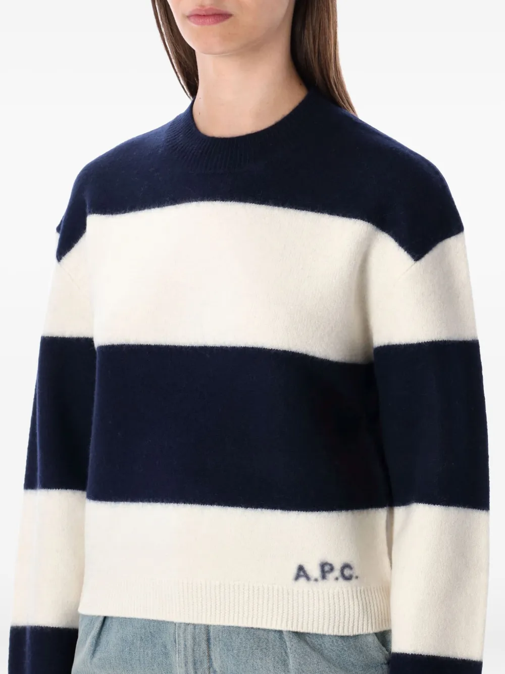 Apc Sweater A. P.c. Woman Color Ecru In White