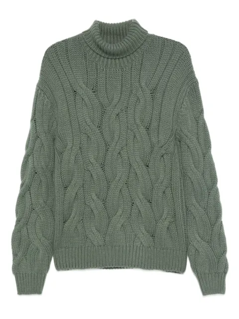 Mauro Ottaviani cable-knit turtleneck sweater