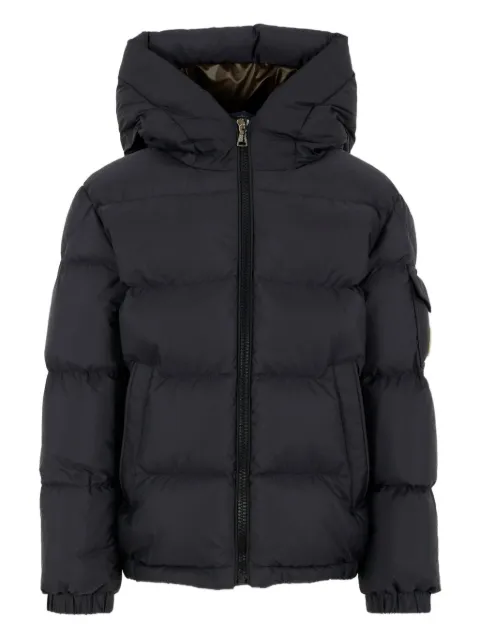 Moncler Enfant hooded quilted jacket