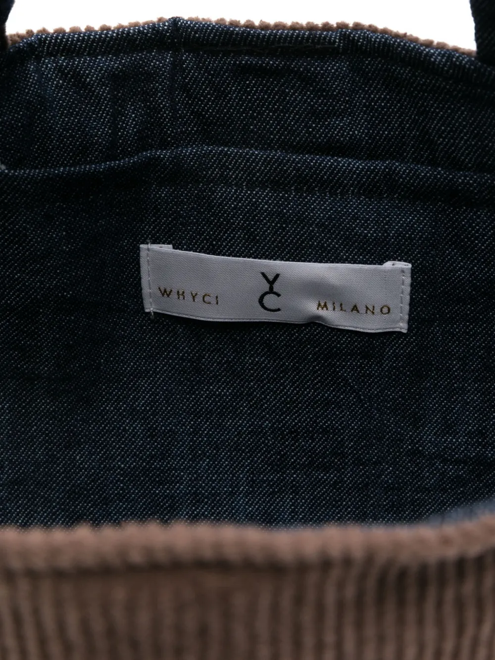 Why Ci Ribbed Corduroy Tote Bag In Brown