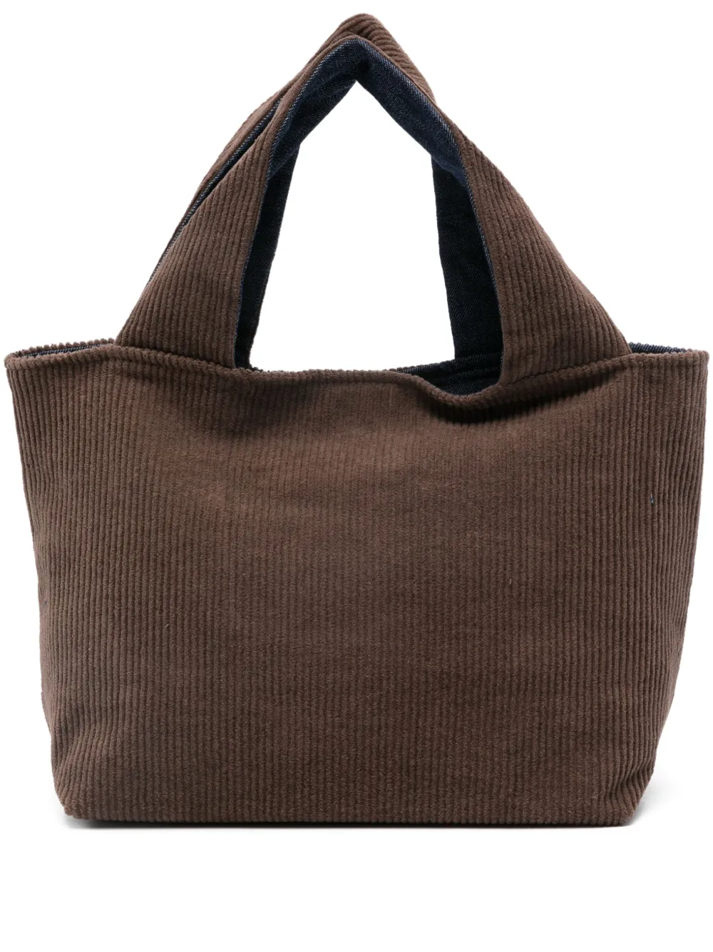 Why Ci Ribbed Corduroy Tote Bag In Brown