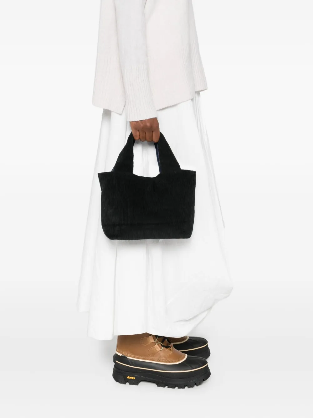 Why Ci Corduroy Tote Bag In Black