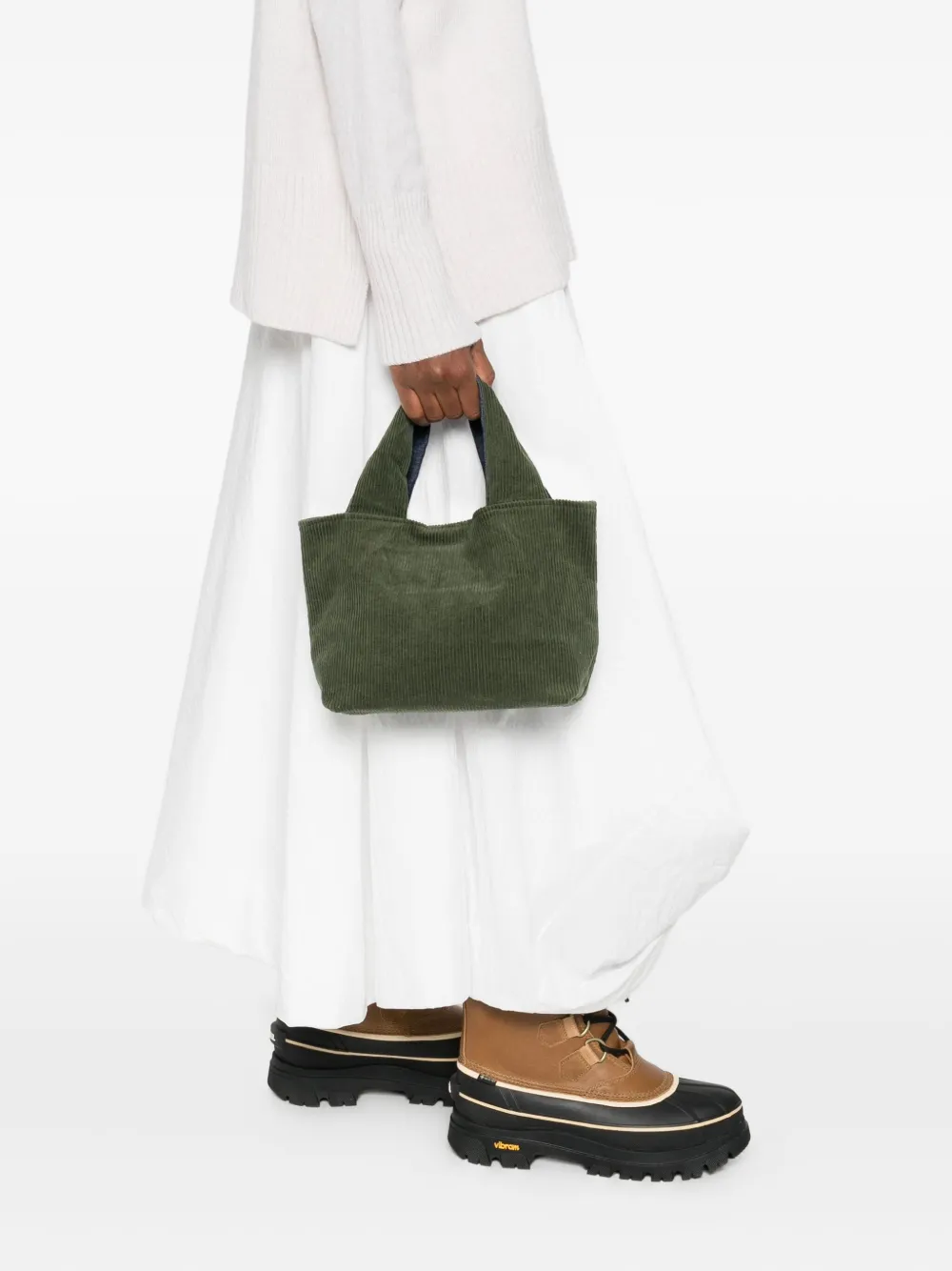 Why Ci Corduroy Tote Bag In Green