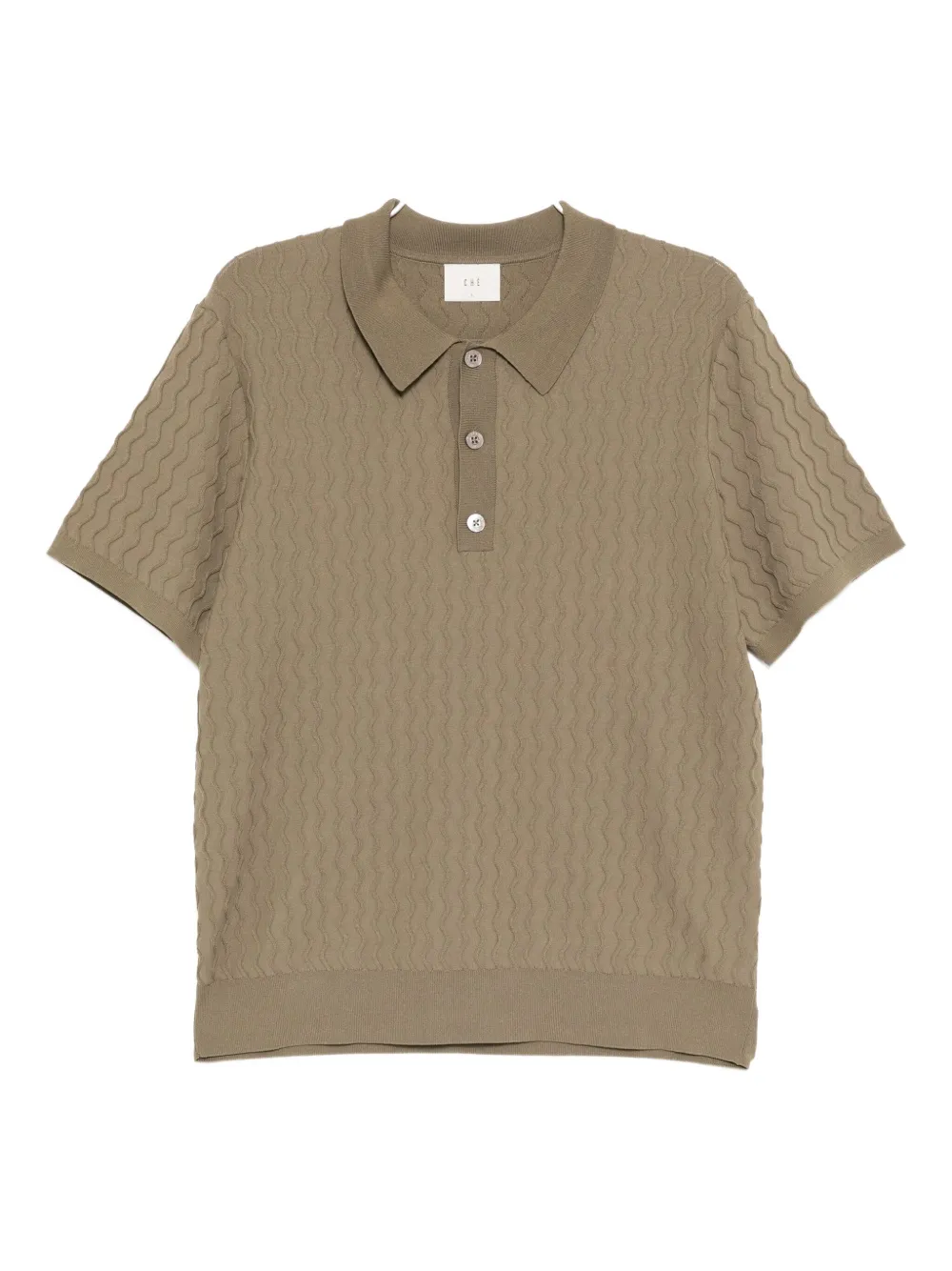 CHÉ playera tipo polo Swirl Geo | verde | Image 1