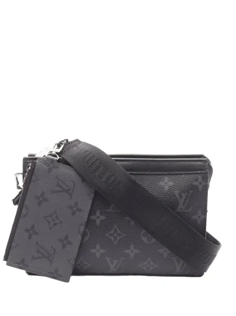 Louis Vuitton Pre-Owned 2021-2025 Monogram Eclipse Gaston Wearable Wallet crossbody bag