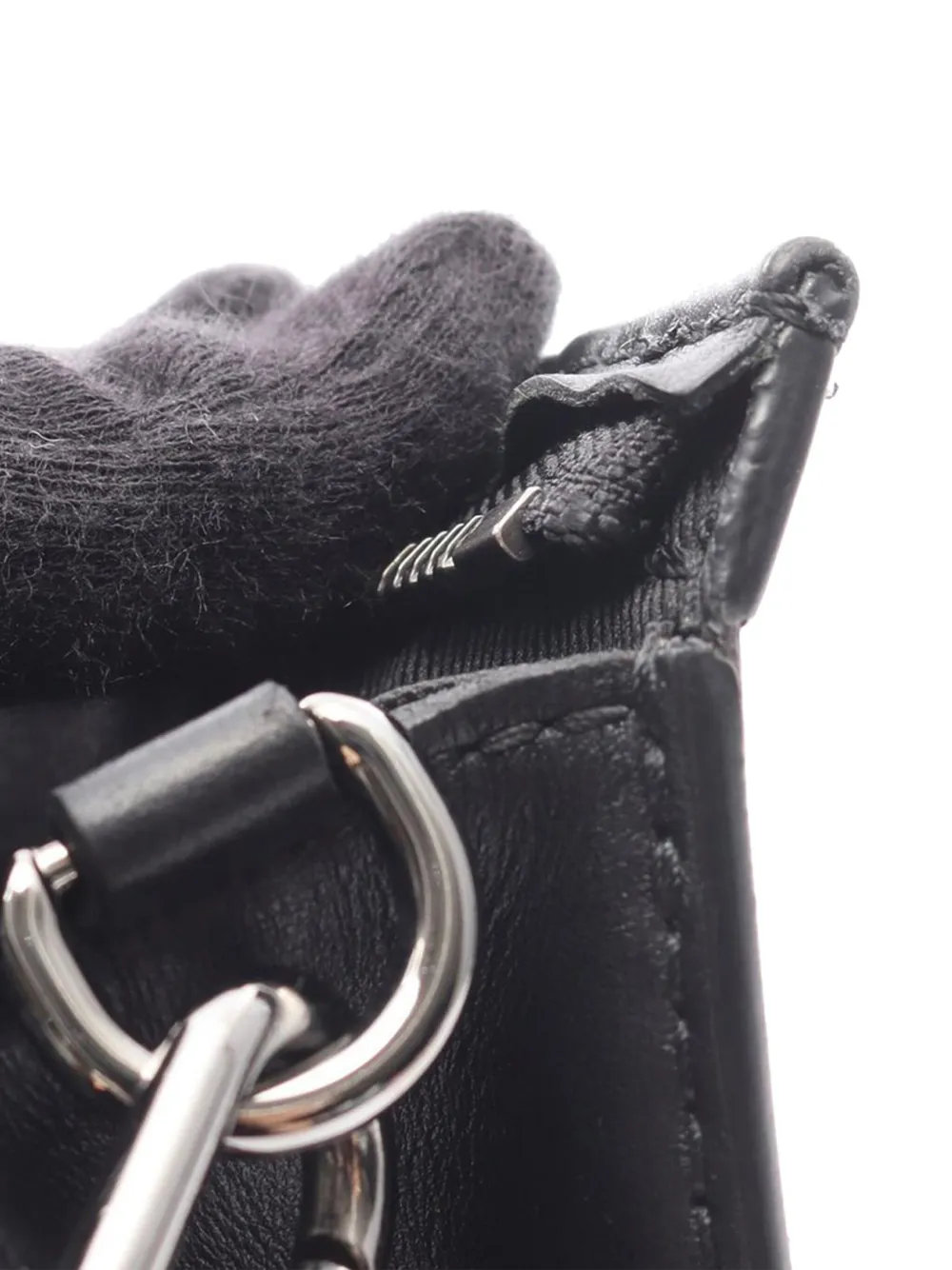 Pre-owned Louis Vuitton 2021-2025 Monogram Eclipse Gaston Wearable Wallet Crossbody Bag In Black