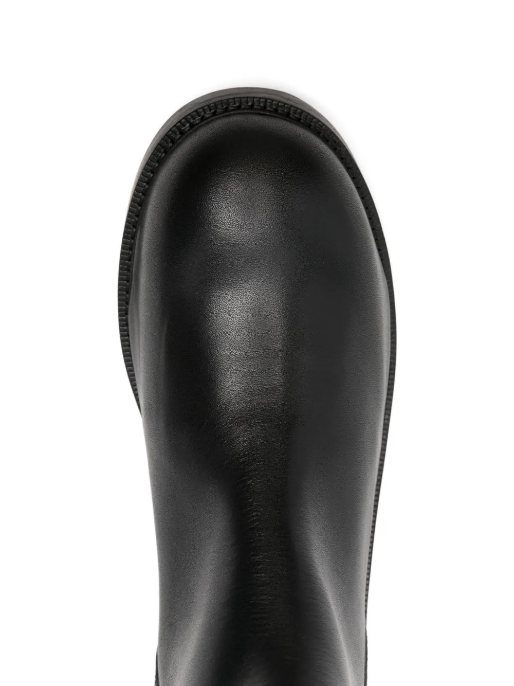 Séfr Zip-front Leather Boots In Black