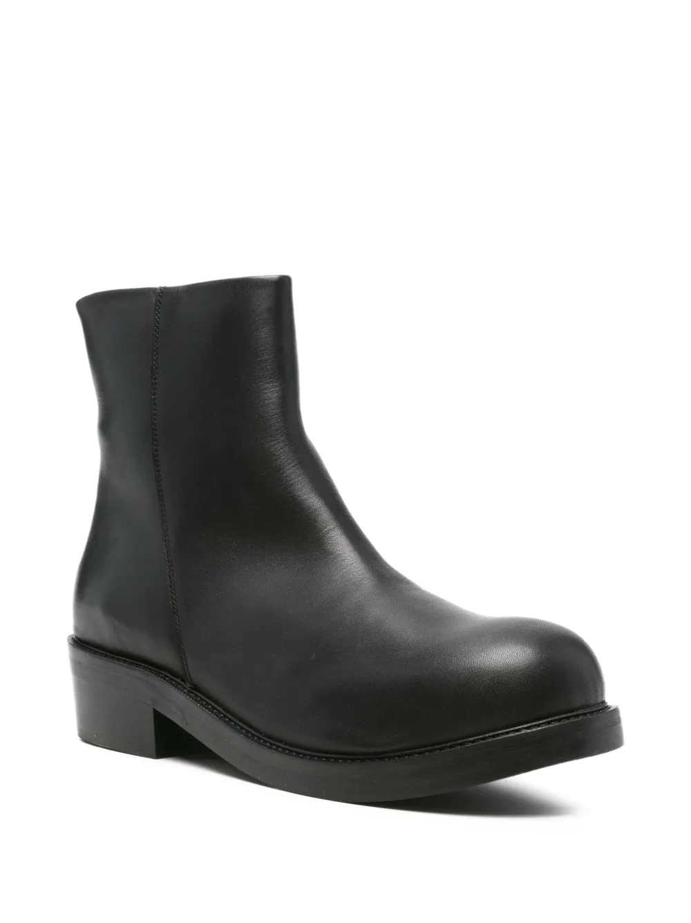 Séfr zip-front leather boots | Biker Boots | Image 2
