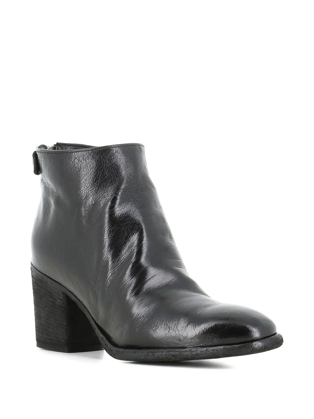 Officine Creative zip-fastening block-heel boots Black