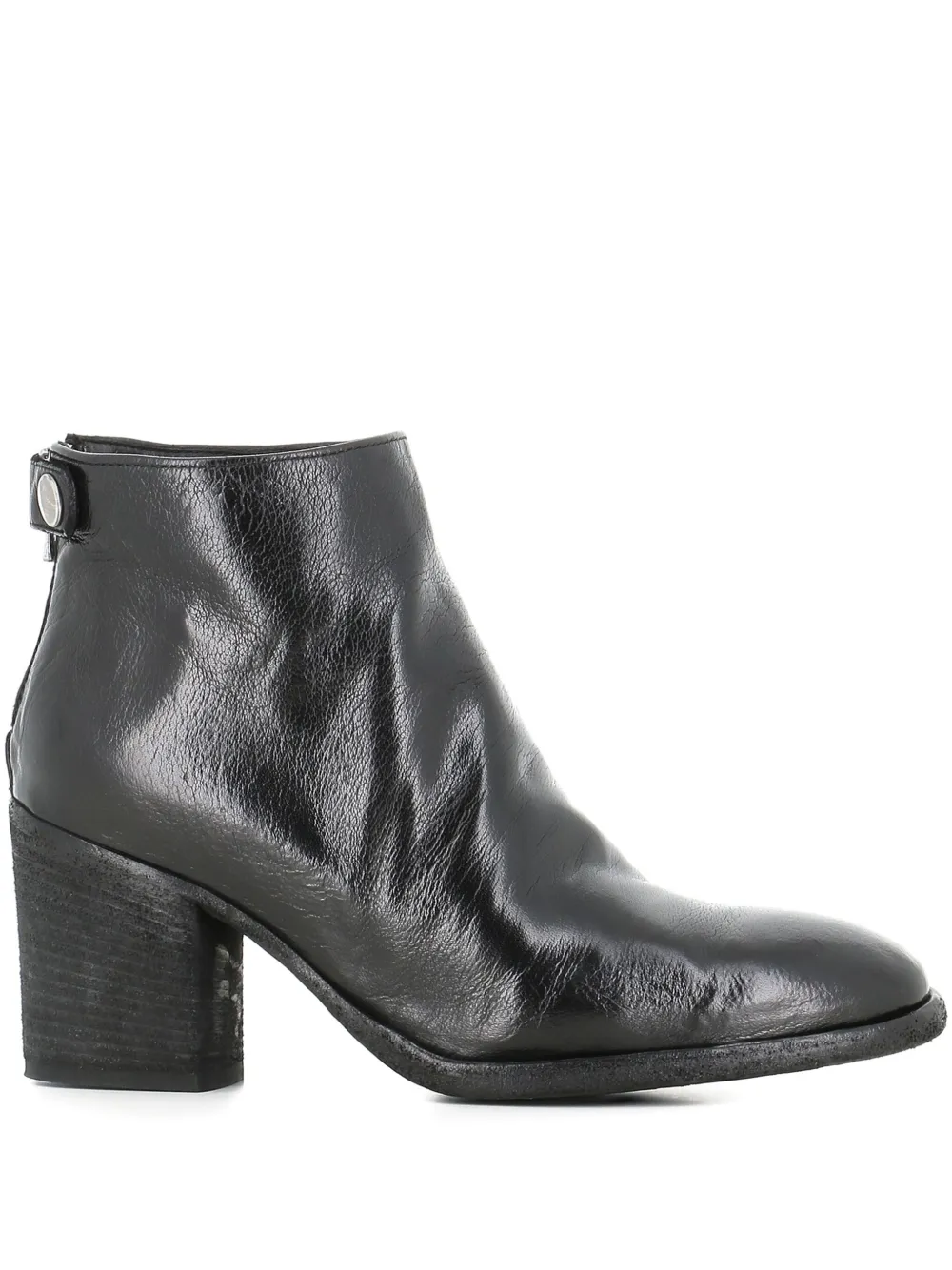 Officine Creative zip-fastening block-heel boots Black