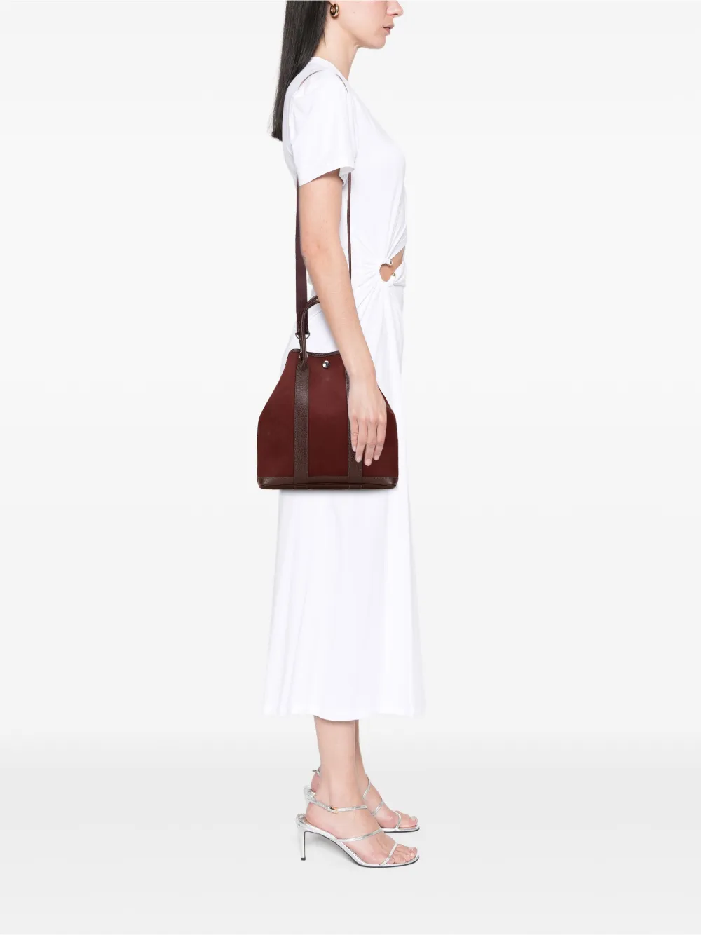 Hermès Pre-Owned 2005 Toile Officier and Negonda Garden File 28 satchel | Pre-Owned | Image 2