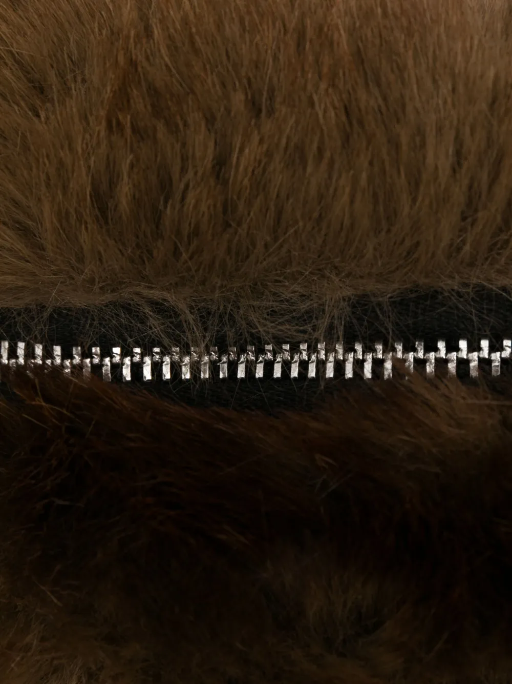 Apparis Jumbo Mink Noor Clutch Bag In Brown