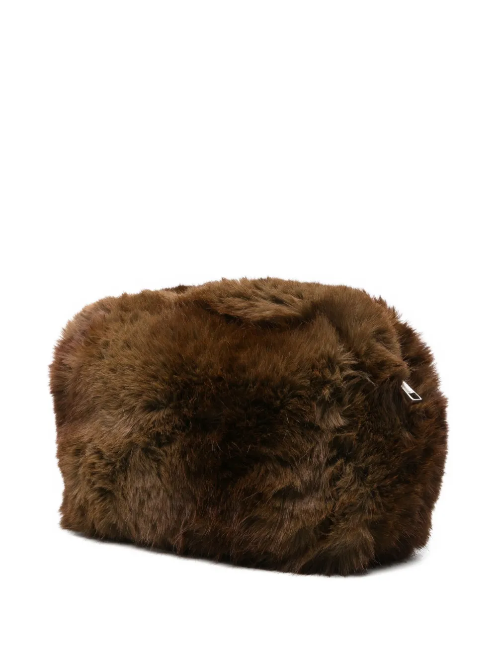 Apparis Jumbo Mink Noor Clutch Bag In Brown