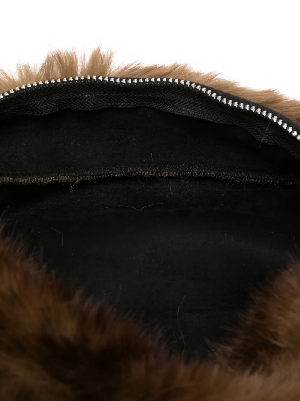 Apparis Jumbo Mink Noor Clutch Bag In Brown
