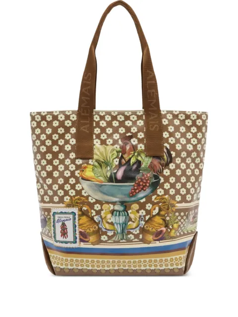 ALEMAIS Mercado graphic-print tote bag