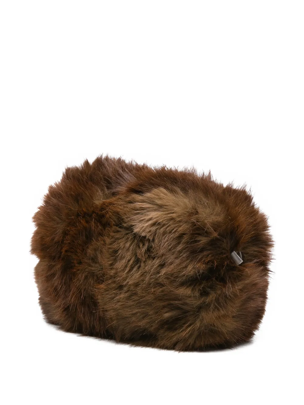 Apparis Noor Mink Clutch Bag In Brown