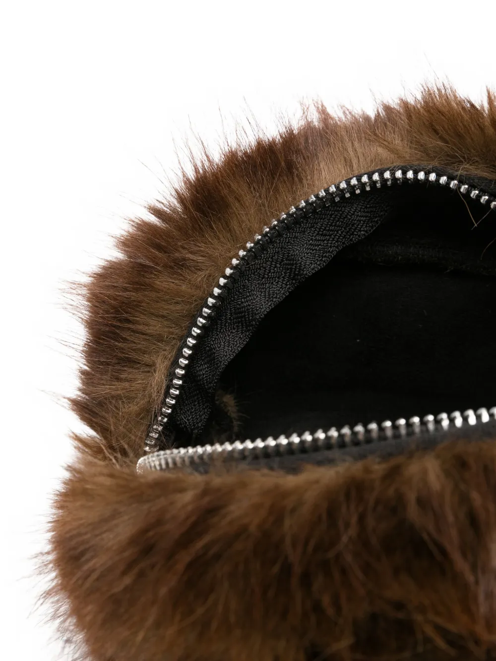 Apparis Noor Mink Clutch Bag In Brown
