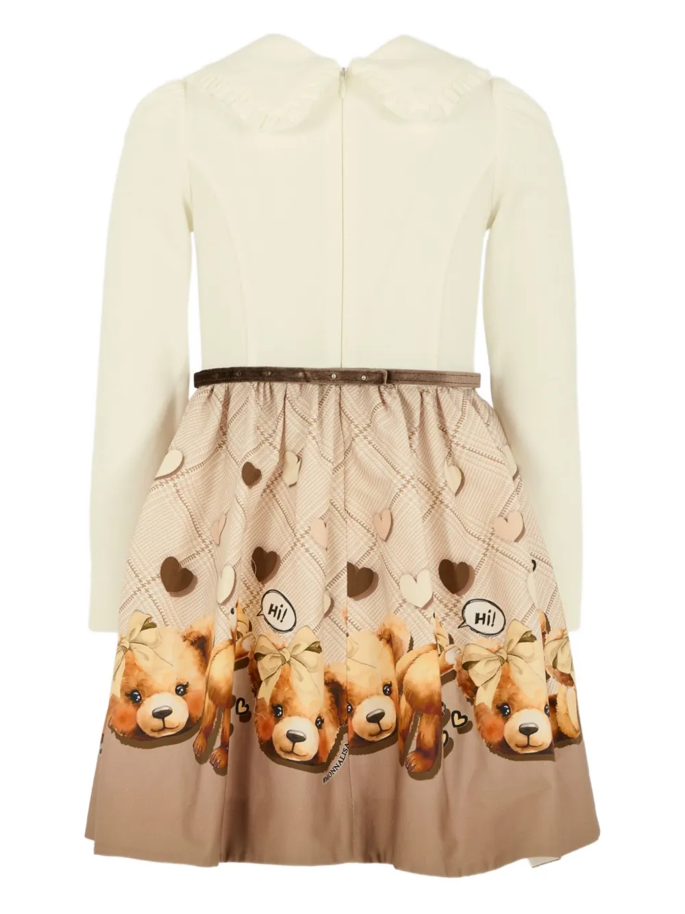 Monnalisa teddy-print dress | Girls Casual Dresses | Image 2
